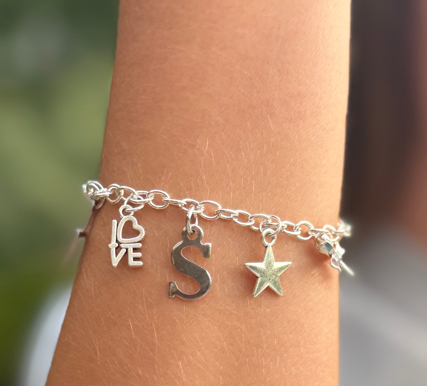 Silver Charm Bracelet
