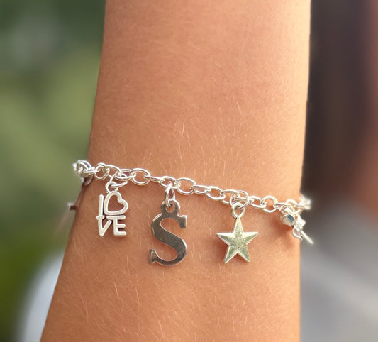 Silver Charm Bracelet